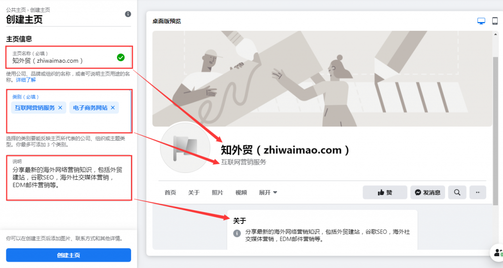 如何创建 Facebook 公共主页，Facebook主页的基本设置和注意事项